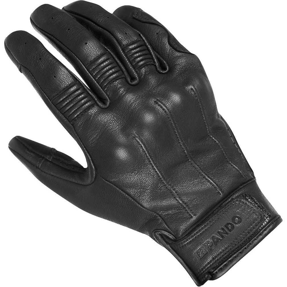 Pando Moto Ivy Summer Leather Gloves Black