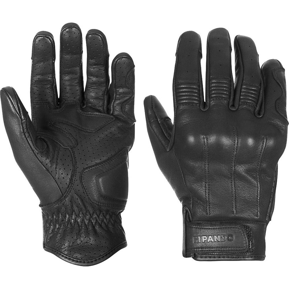 Pando Moto Ivy Summer Leather Gloves Black