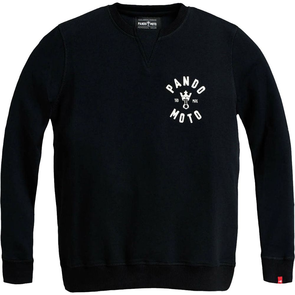 Pando Moto John Skull 01 Sweatshirt Black