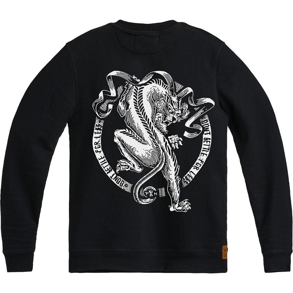 Pando Moto John Tiger Sweatshirt Black