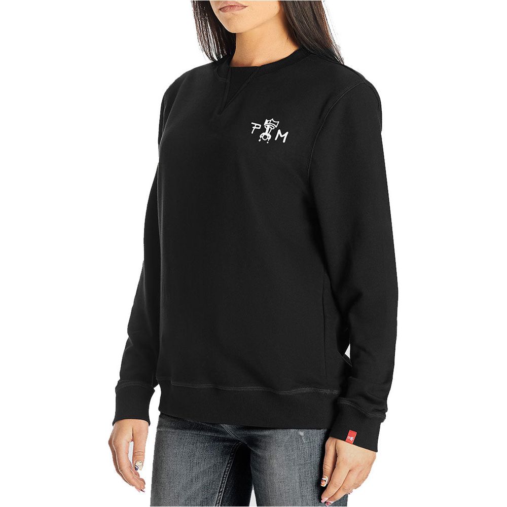 Pando Moto John Tiger Sweatshirt Black