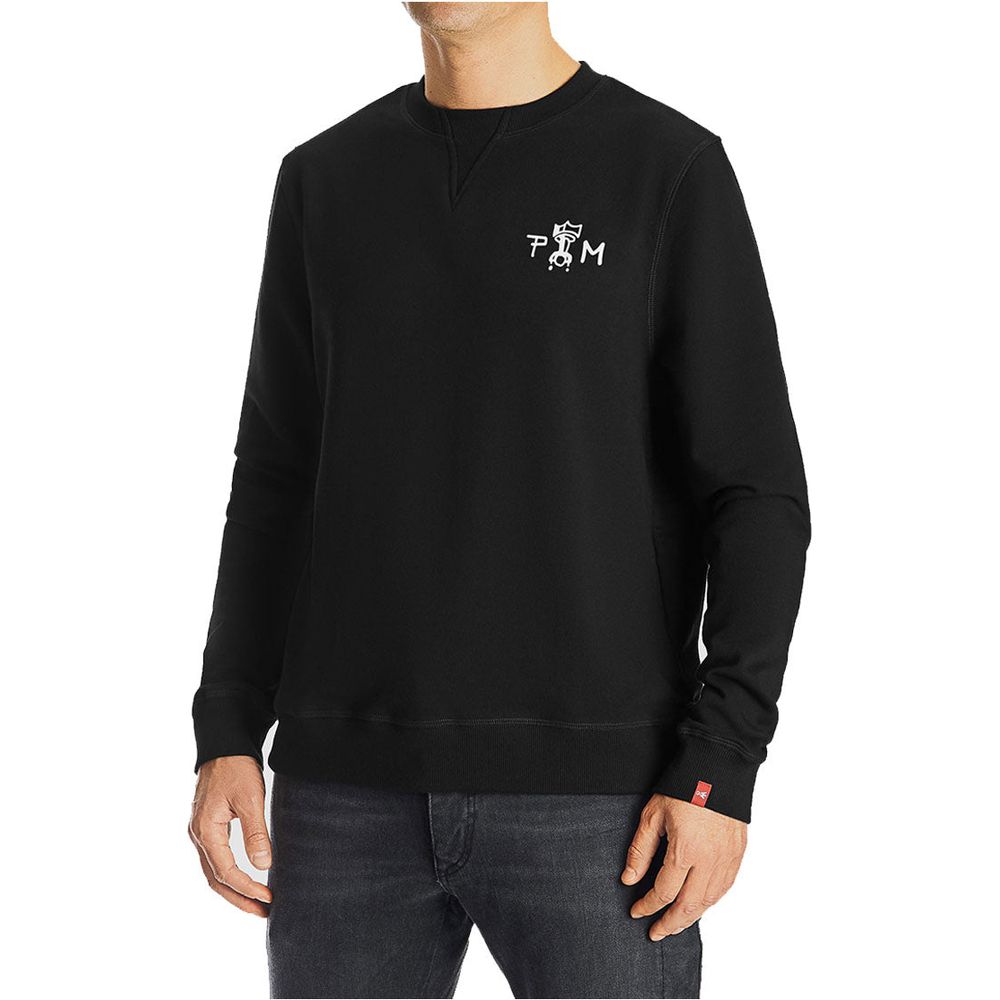 Pando Moto John Tiger Sweatshirt Black