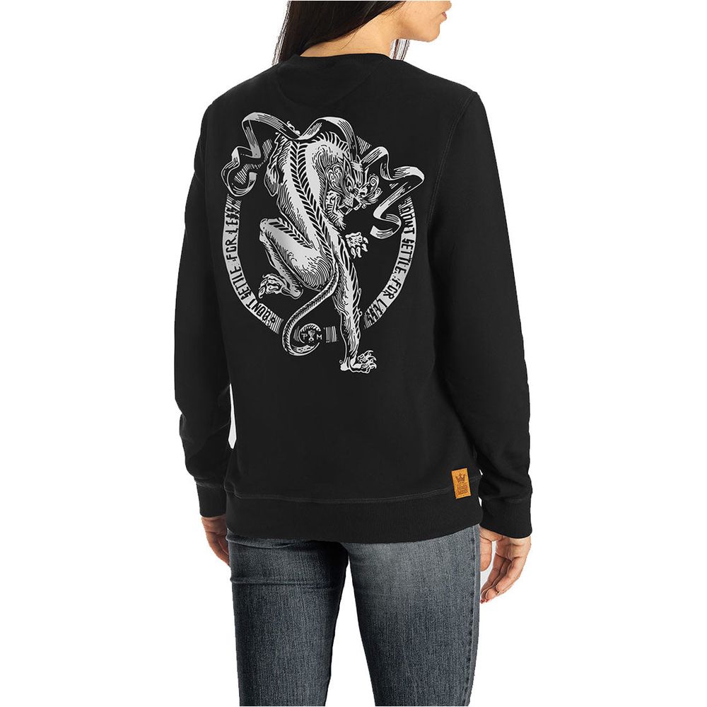 Pando Moto John Tiger Sweatshirt Black