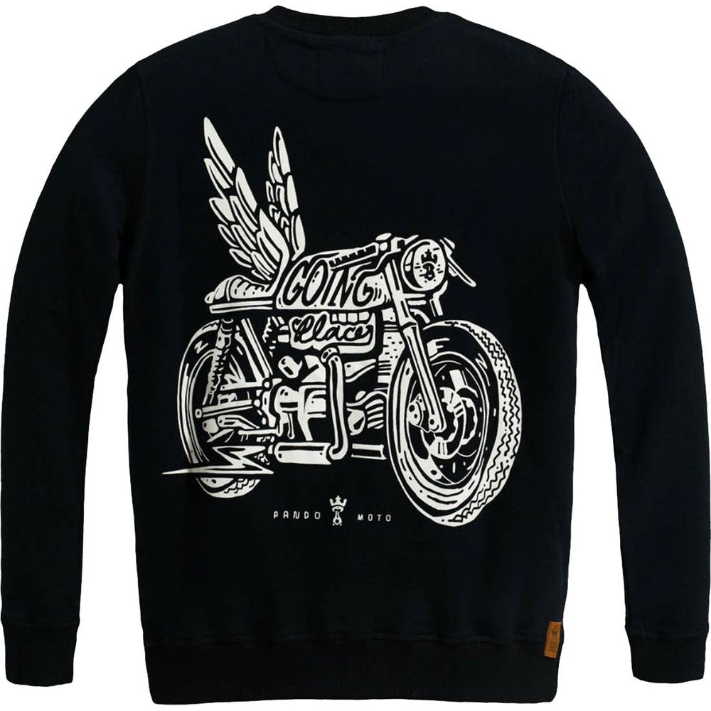 Pando Moto John Wing 01 Sweatshirt Black