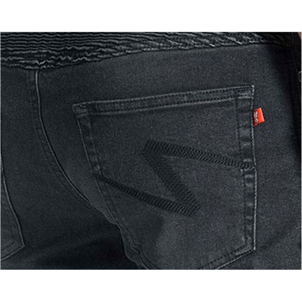 Pando Moto Karl Devil 9 Slim Fit Cordura / Aramid Jeans Black - FREE UK Shipping, FREE 365 Day Returns | Moto Central