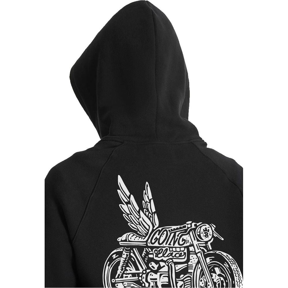 Pando Moto Kyle Wing 01 Hoodie Black - FREE UK Shipping, FREE 365 Day Returns | Moto Central