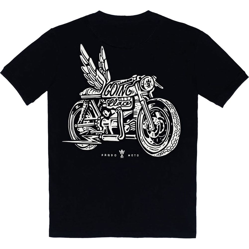 Pando Moto Mike Moto Wing T-Shirt Black