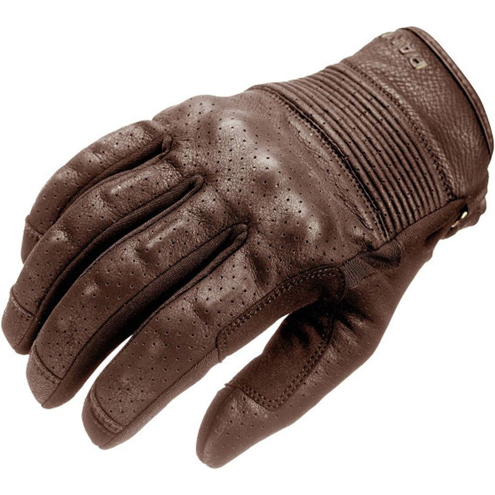 Pando Moto Onyx Summer Leather Gloves Brown