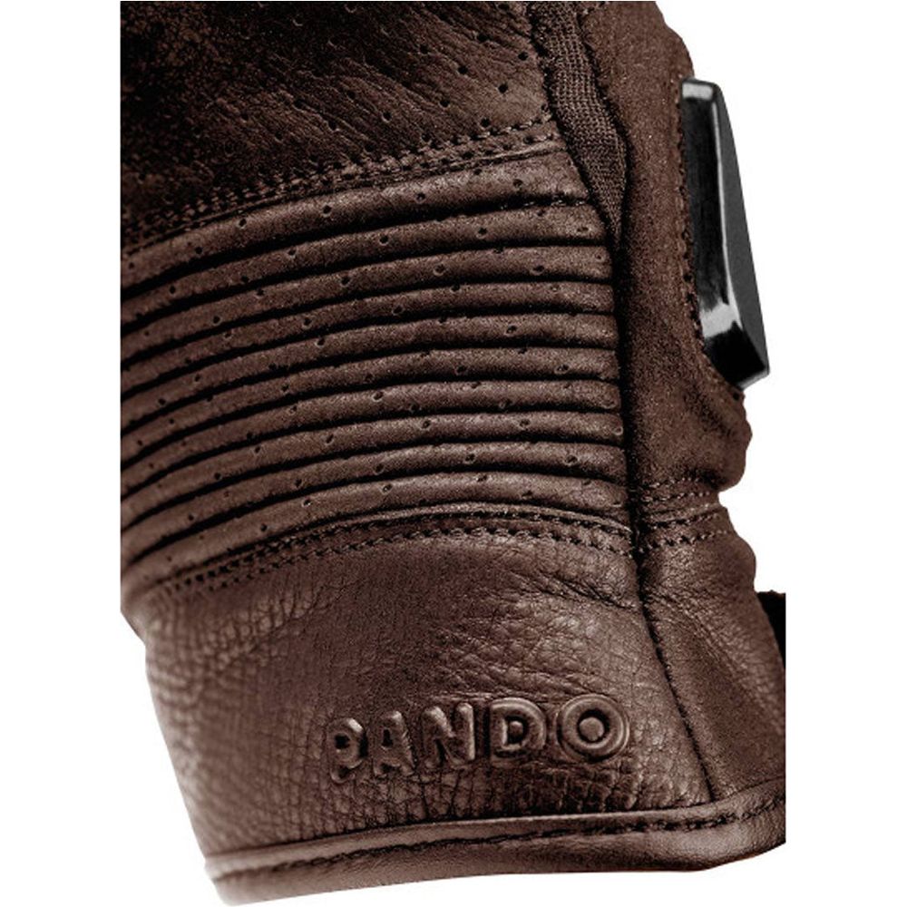 Pando Moto Onyx Summer Leather Gloves Brown - FREE UK Shipping, FREE 365 Day Returns | Moto Central