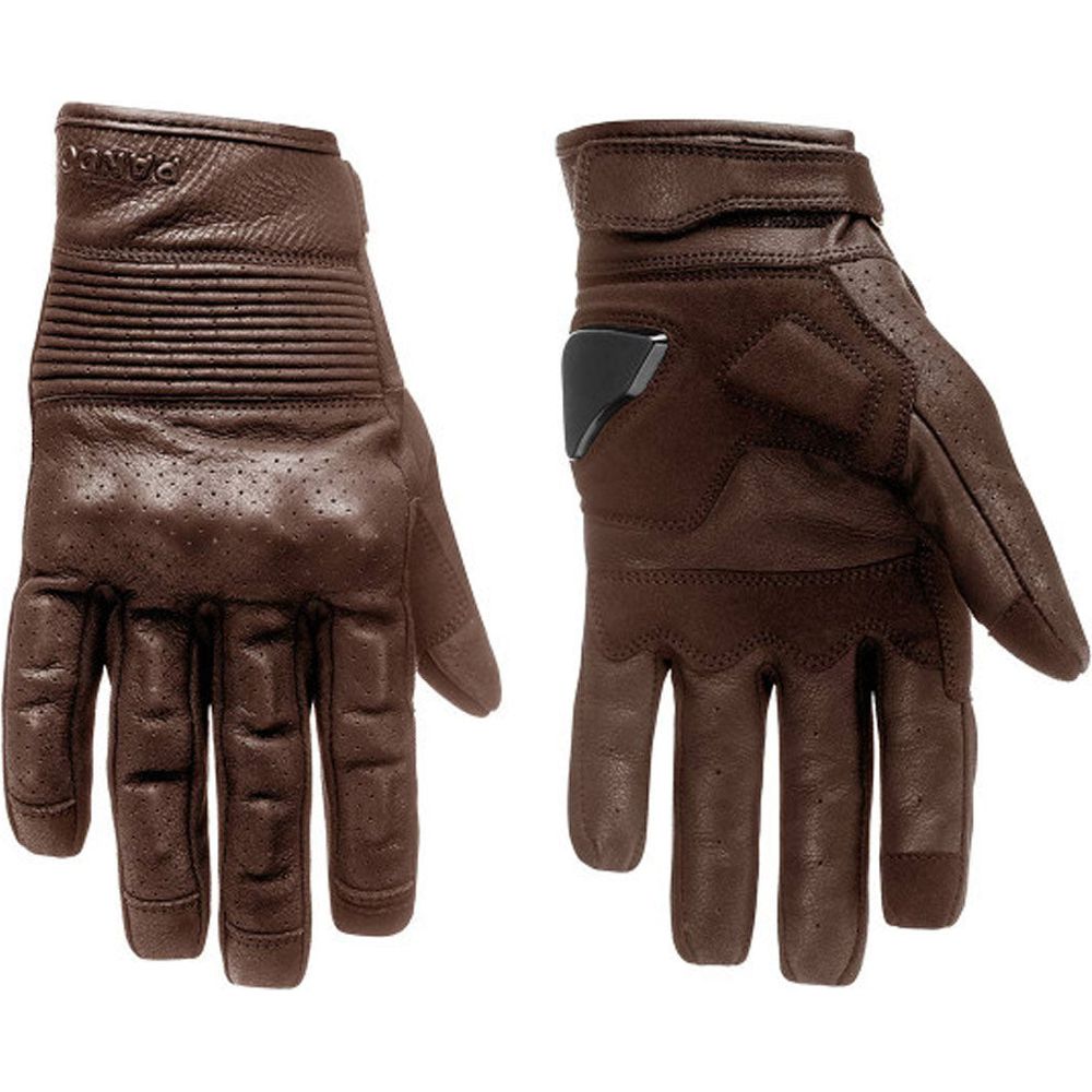 Pando Moto Onyx Summer Leather Gloves Brown - FREE UK Shipping, FREE 365 Day Returns | Moto Central