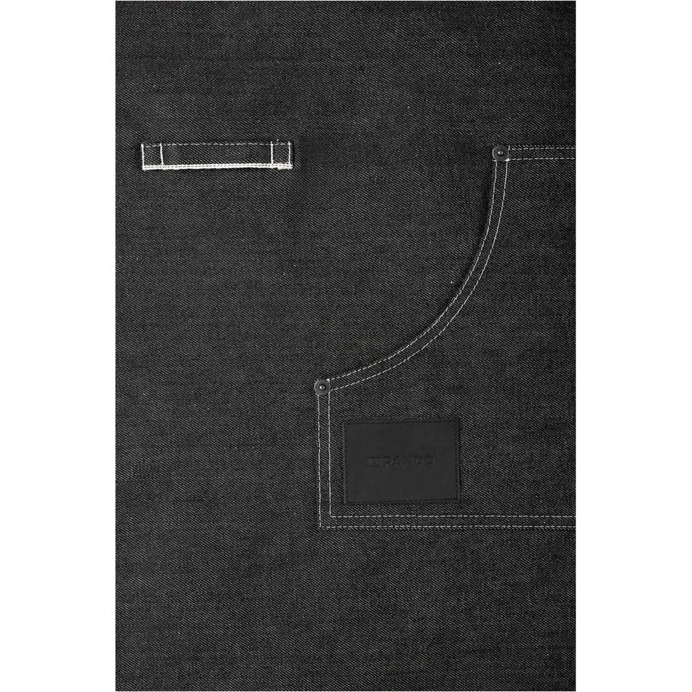 Pando Moto Albert Candiani Selvedge Denim Apron Black