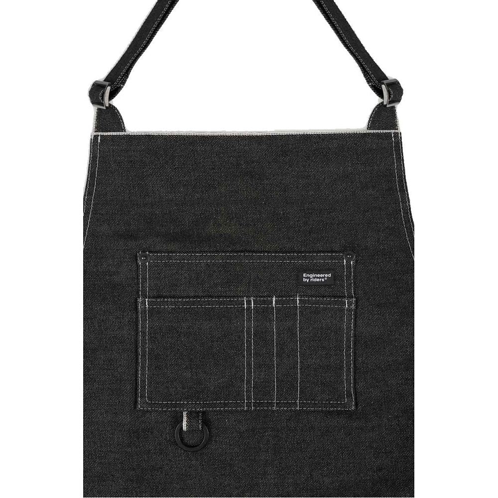 Pando Moto Albert Candiani Selvedge Denim Apron Black