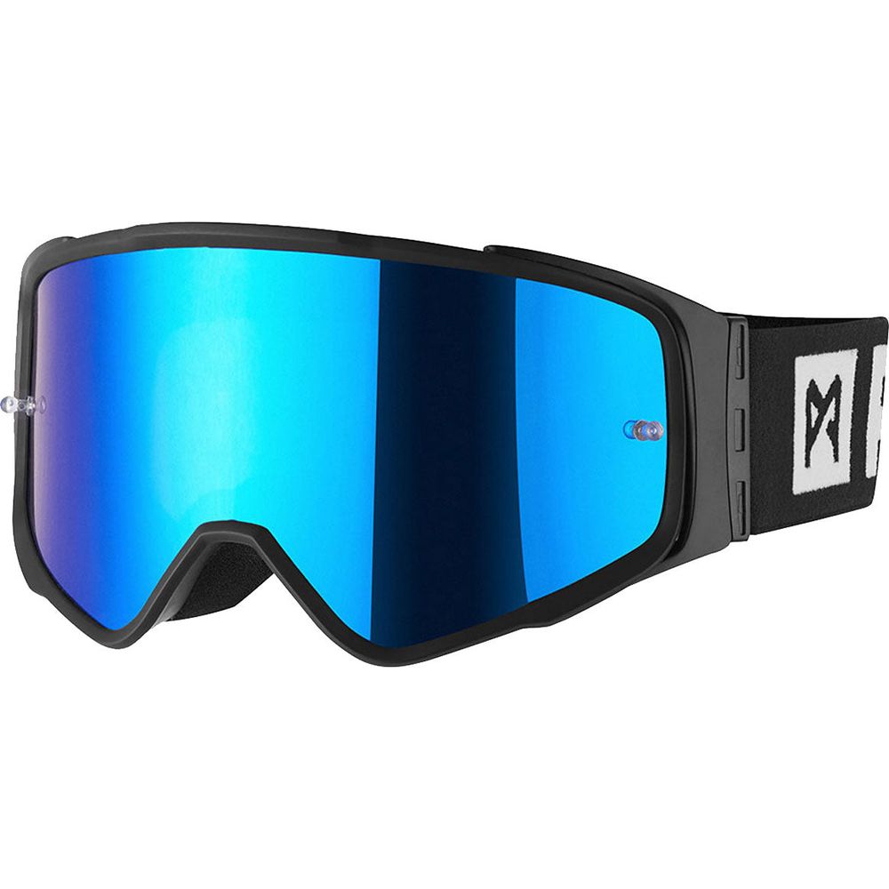 Pando Moto Goggles Blue Mirror / Clear