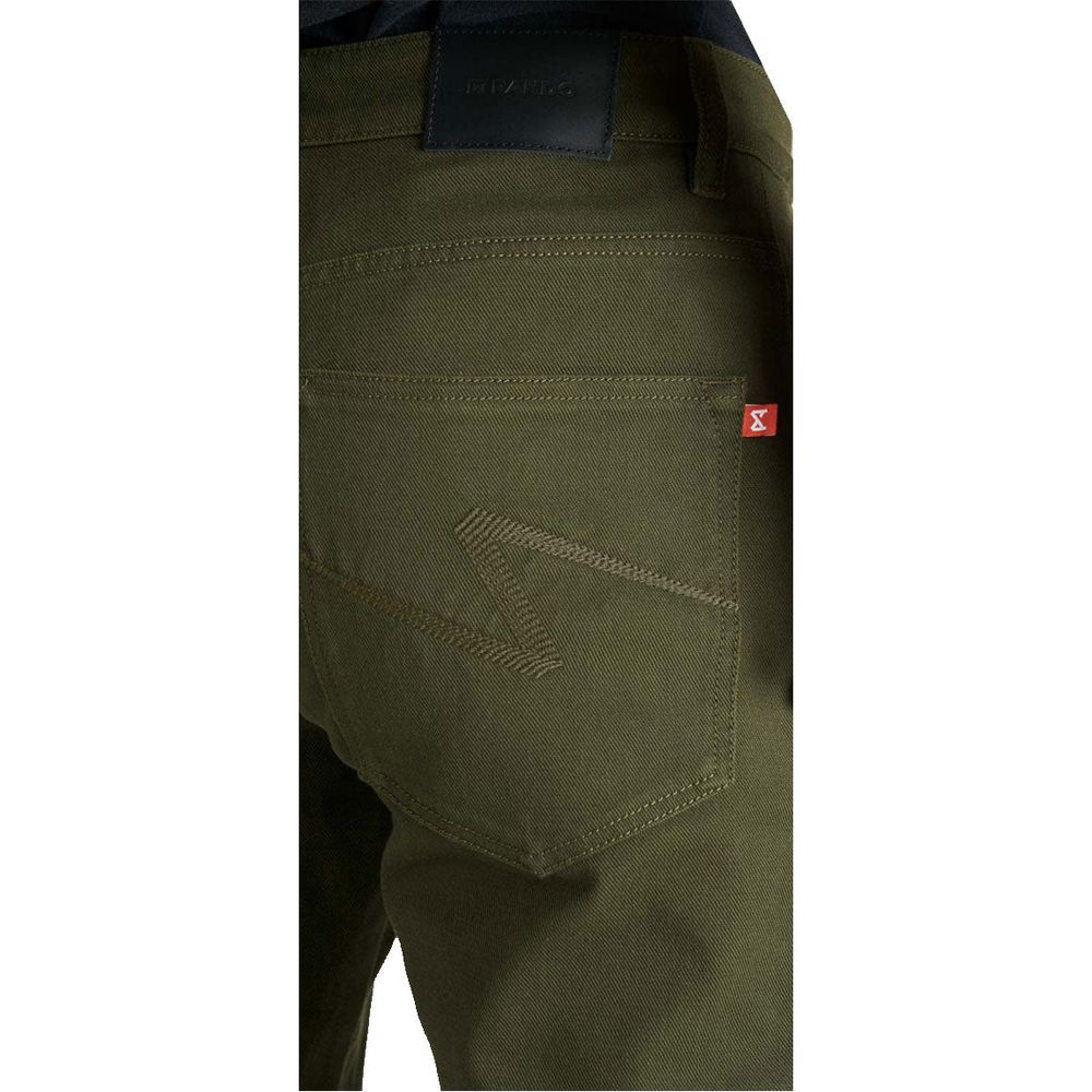 Pando Moto Robby Arm 02 Slim Fit Cargo Jeans Olive - FREE UK Shipping, FREE 365 Day Returns | Moto Central