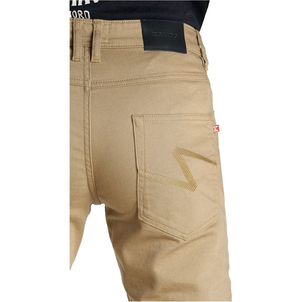 Pando Moto Robby Slim Fit Denim Jeans Beige  - FREE UK Shipping, FREE 365 Day Returns | Moto Central