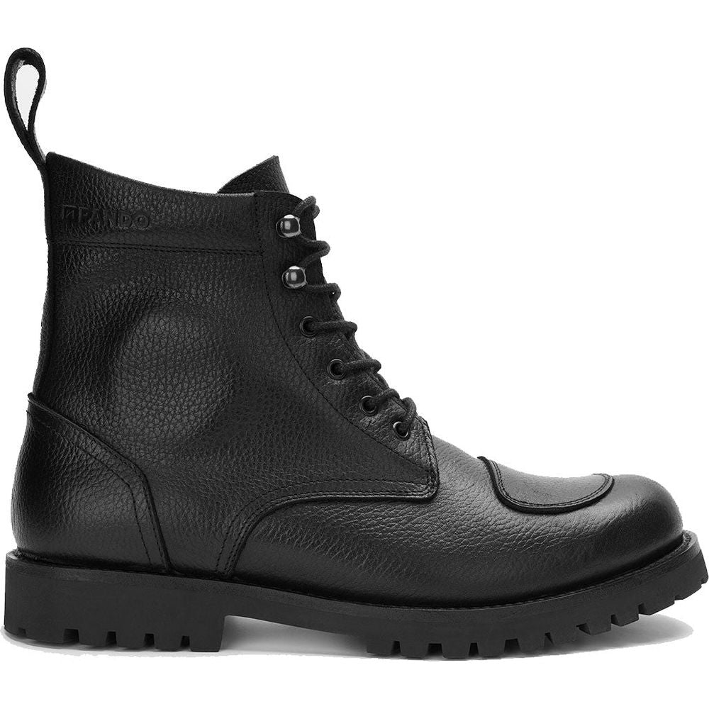 Pando Moto Tabi Short Boots Black