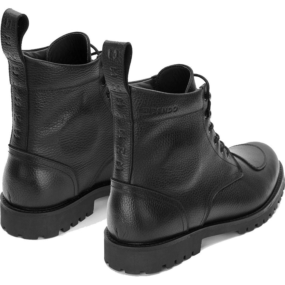 Pando Moto Tabi Short Boots Black  - FREE UK Shipping, FREE 365 Day Returns | Moto Central