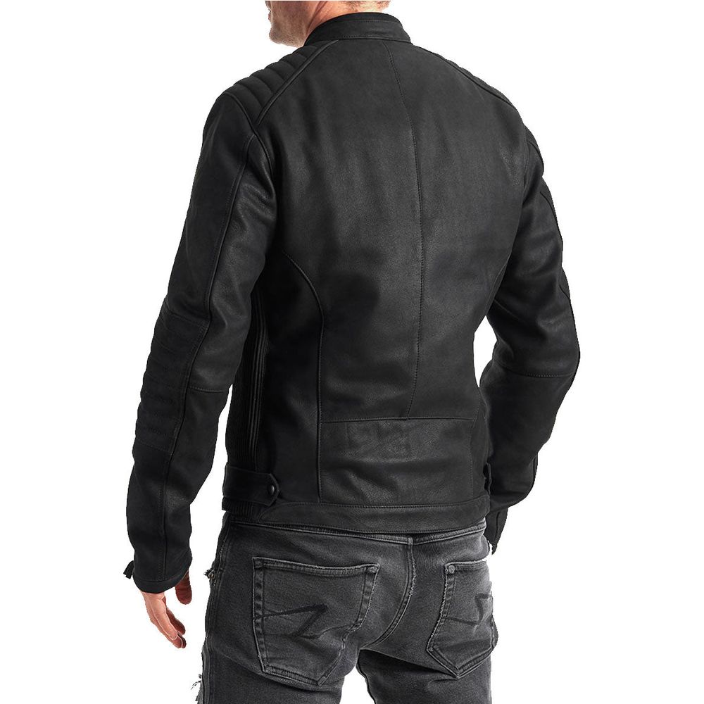 Pando Moto Tatami LT 01 Leather Jacket Black - FREE UK Shipping, FREE 365 Day Returns | Moto Central