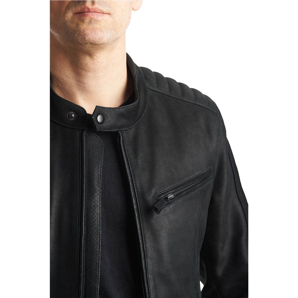 Pando Moto Tatami LT 01 Leather Jacket Black - FREE UK Shipping, FREE 365 Day Returns | Moto Central