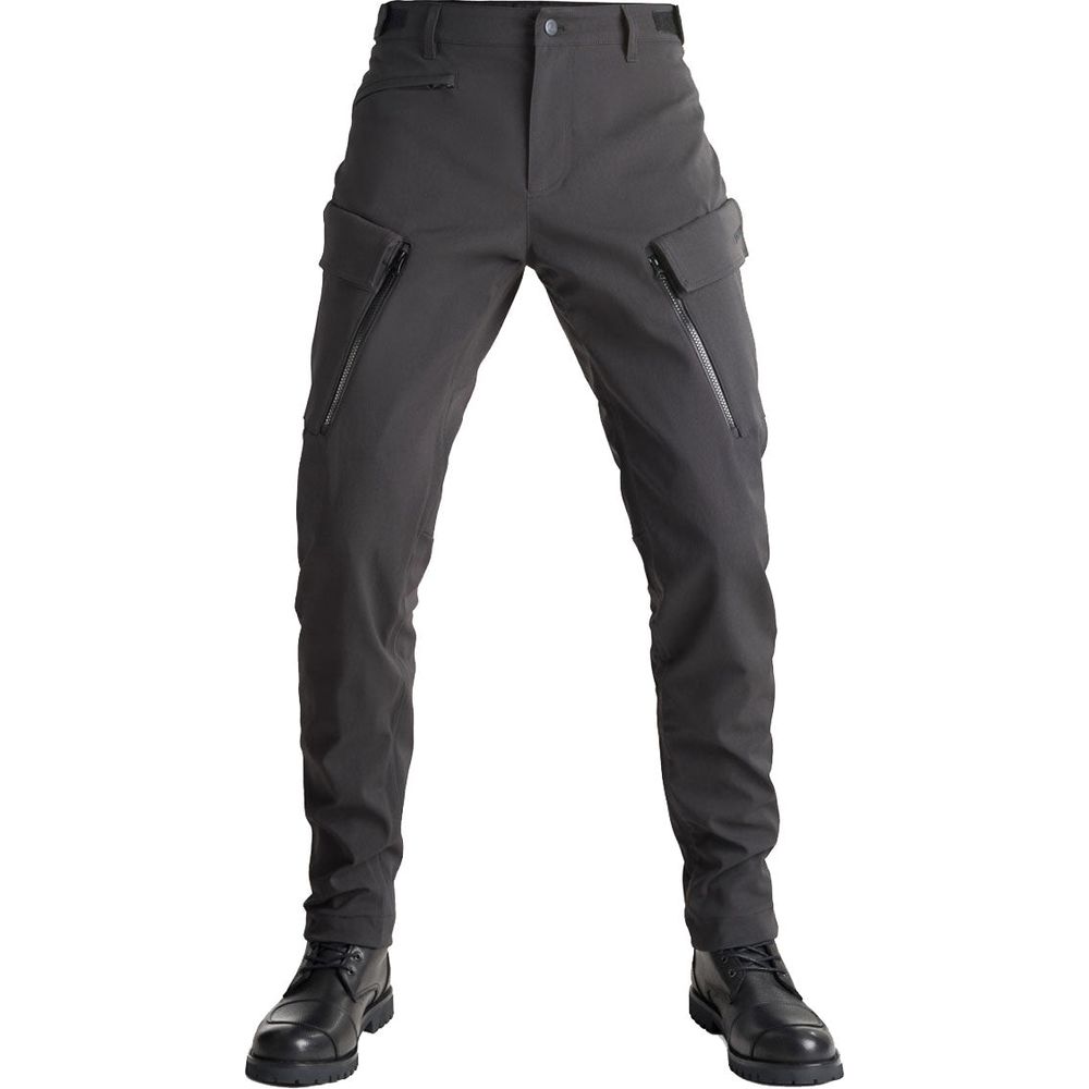 Pando Moto Triton Waterproof Slim Fit Textile Trouser Black