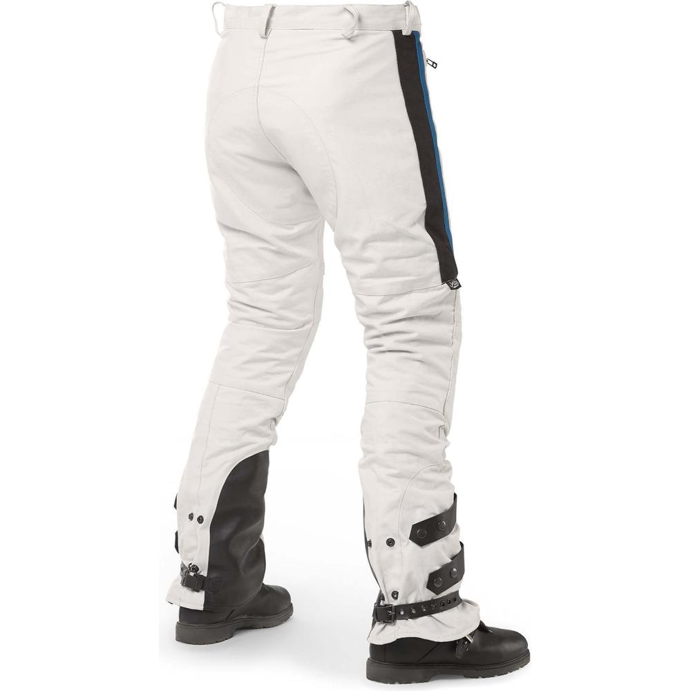 Fuel Rally Raid Textile Trouser White - FREE UK Shipping, FREE 365 Day Returns | Moto Central