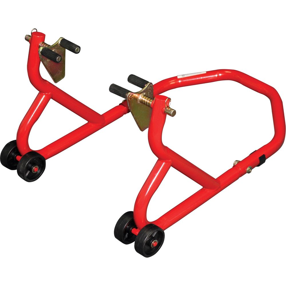 BikeTek Series 3 Front And Rear Track Paddock Stand Set Red - FREE UK Shipping, FREE 365 Day Returns | Moto Central