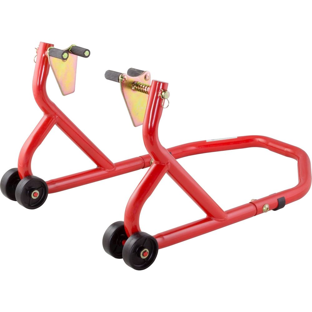 BikeTek Series 3 Front Track Paddock Stand Red