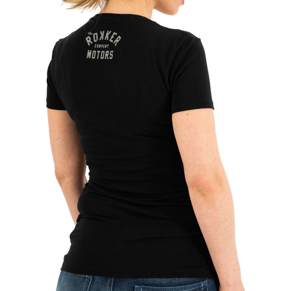 Rokker Performance Motors Ladies T-Shirt Black