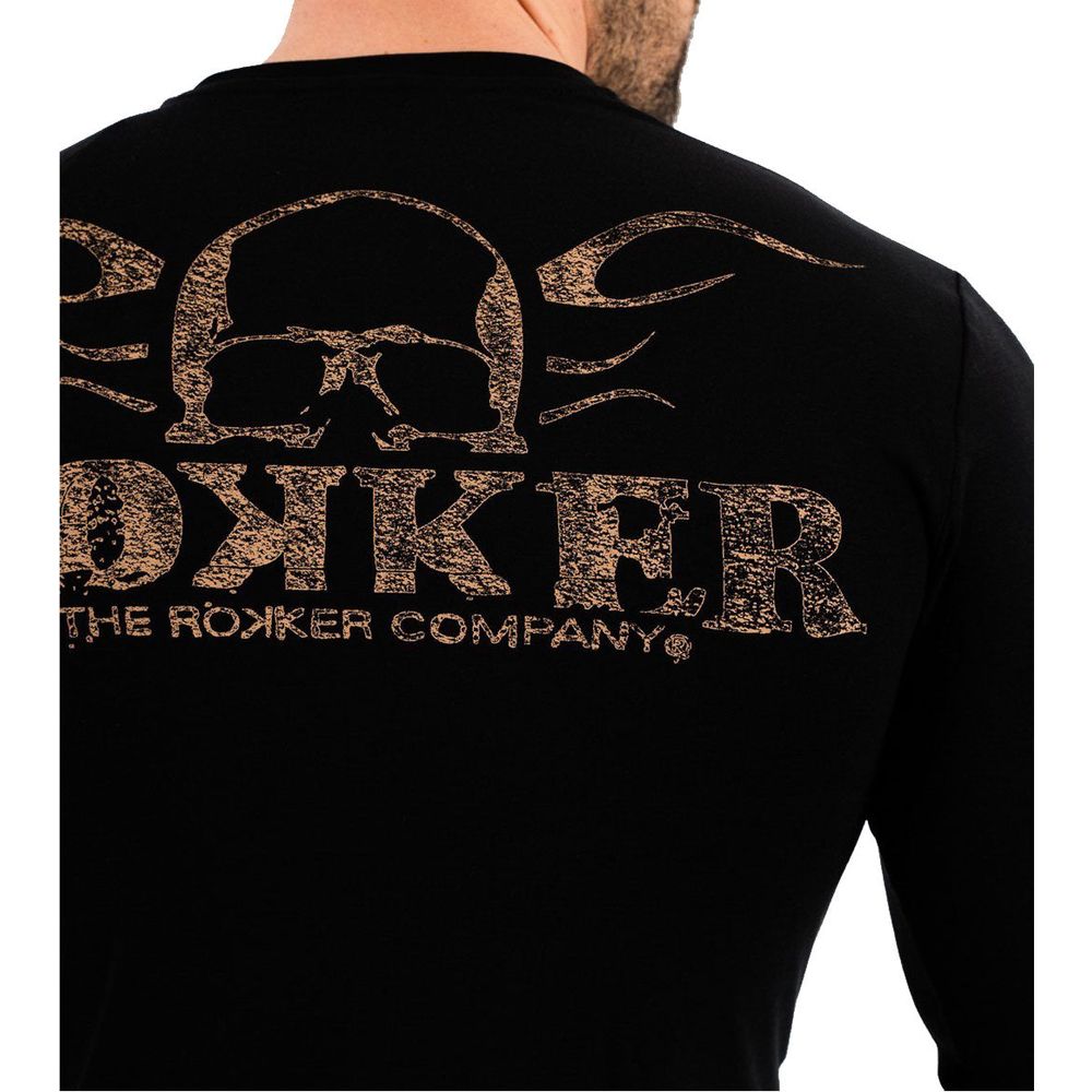 Rokker Performance TRC Long Sleeves T-Shirt Black - FREE UK Shipping, FREE 365 Day Returns | Moto Central