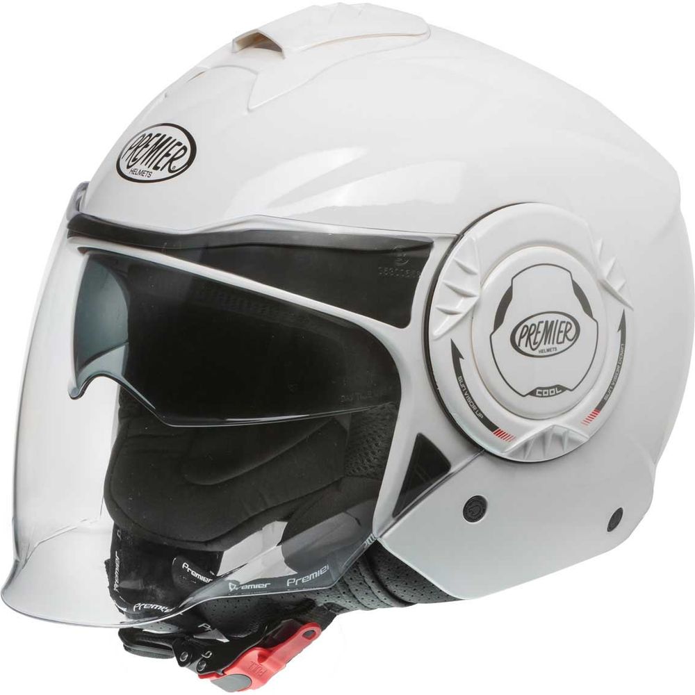 Premier Cool U8 Open Face Helmet White