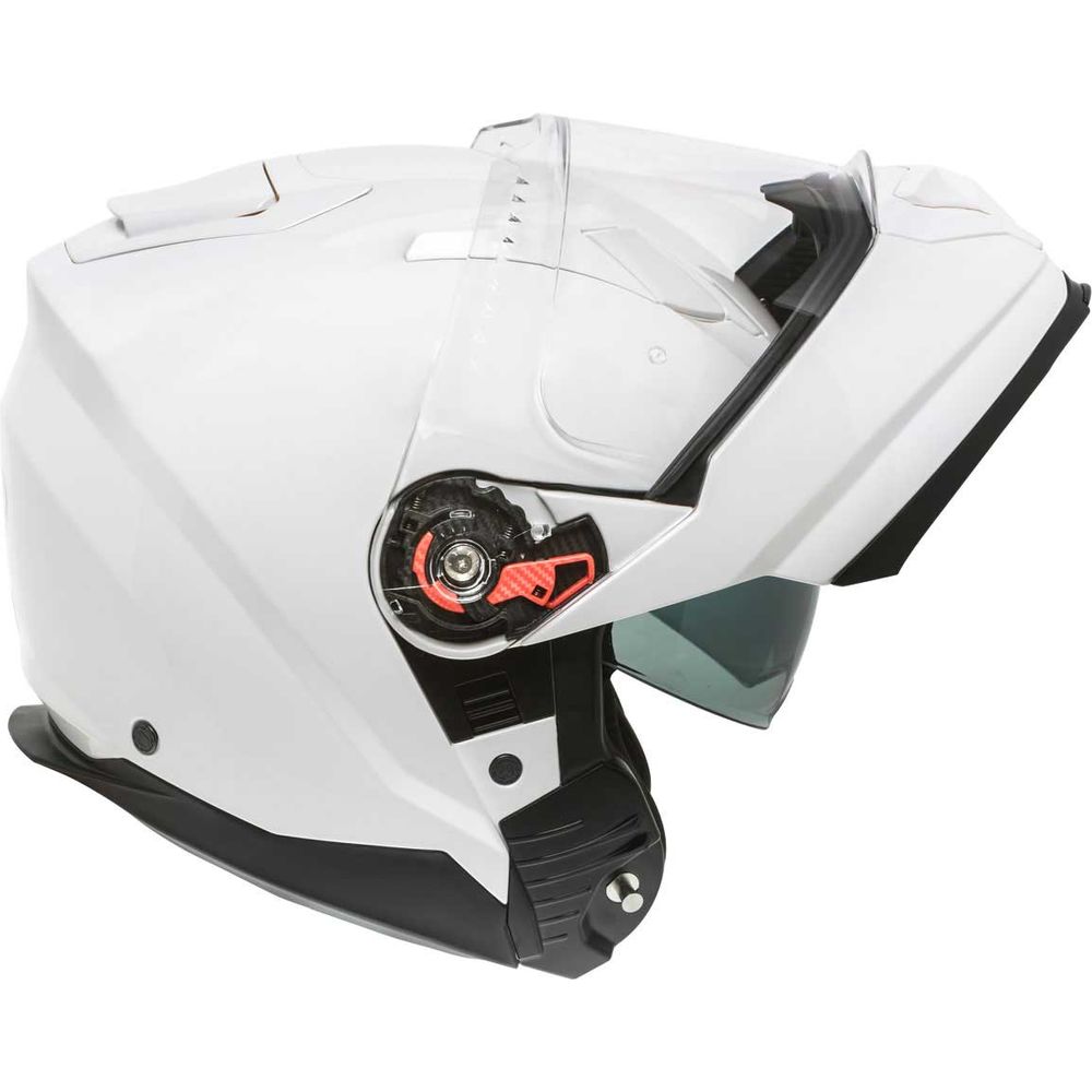 Premier Delta U8 Flip-Up Helmet White  - FREE UK Shipping, FREE 365 Day Returns | Moto Central