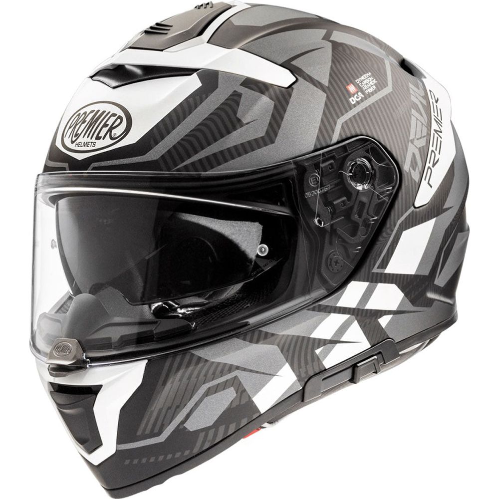 Premier Devil JC 8 Full Face Helmet Black / White