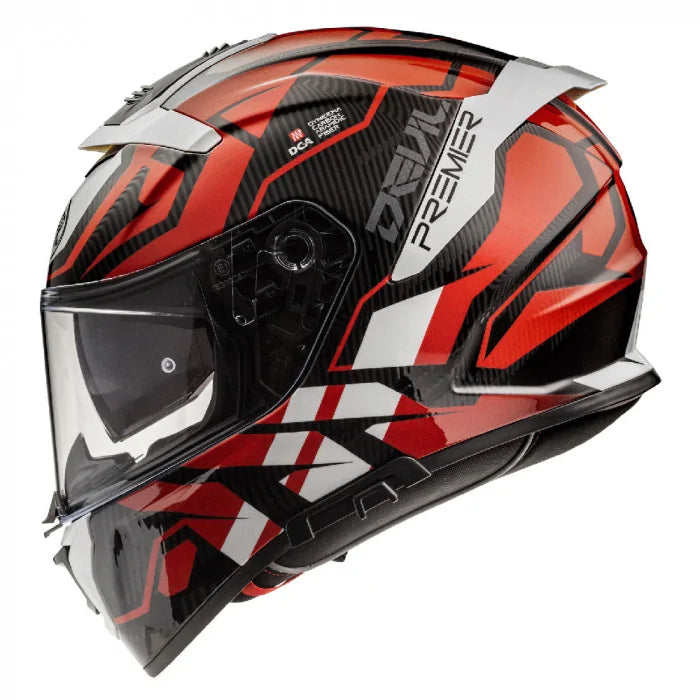 Premier Devil JC 92 Full Face Helmet Black / Red