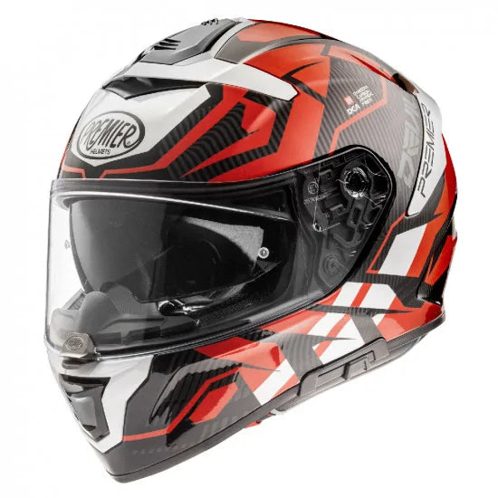 Premier Devil JC 92 Full Face Helmet Black / Red