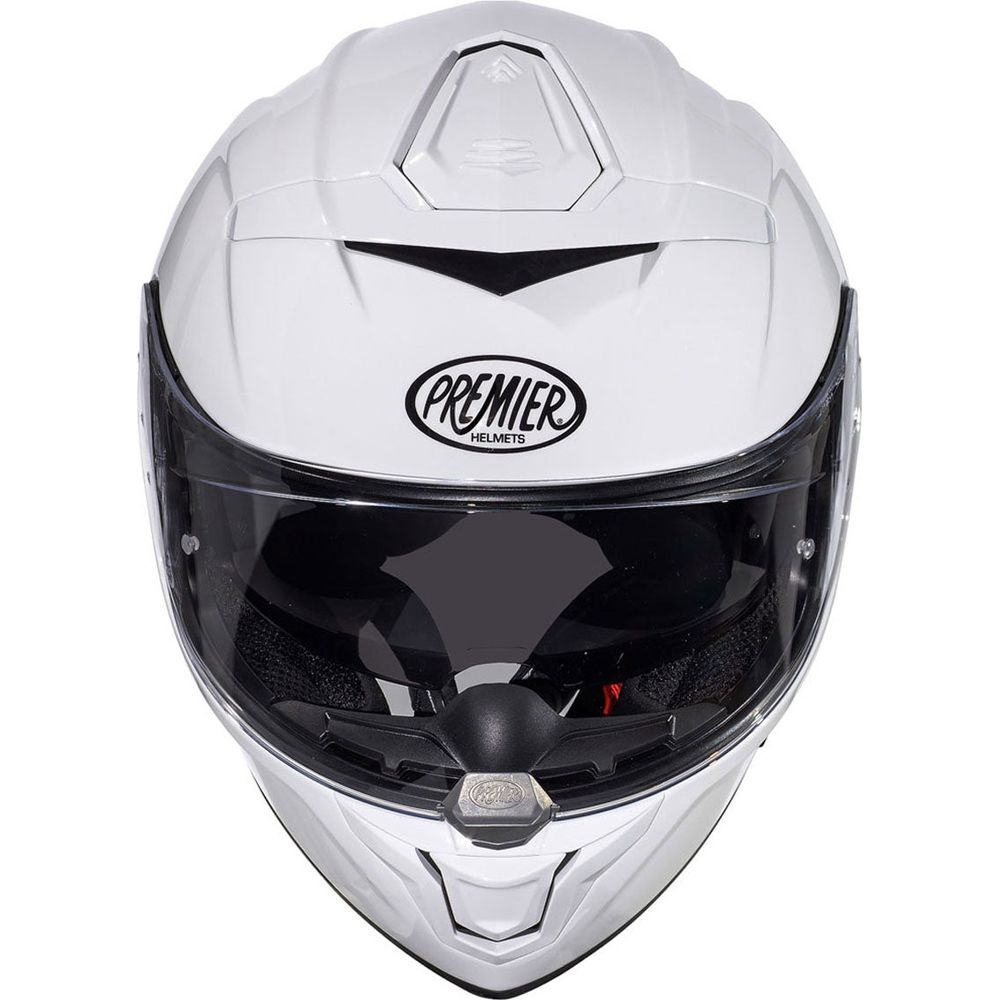 Premier Devil U8 Full Face Helmet Gloss White  - FREE UK Delivery - Moto Central