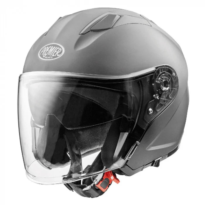 Premier Dokker U17 Open Face Helmet Gunmetal