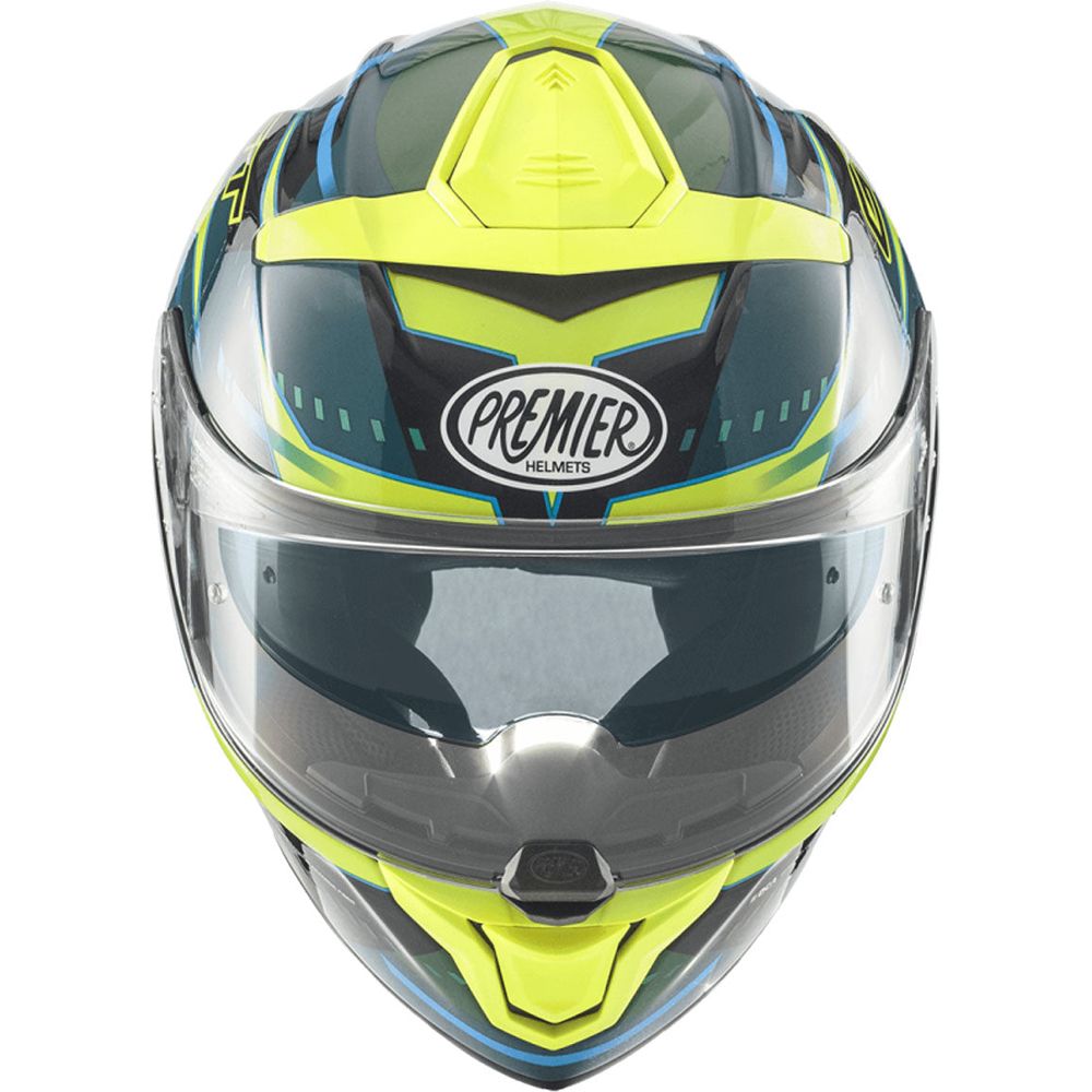 Premier Devil EV 6 Full Face Helmet Green / Yellow