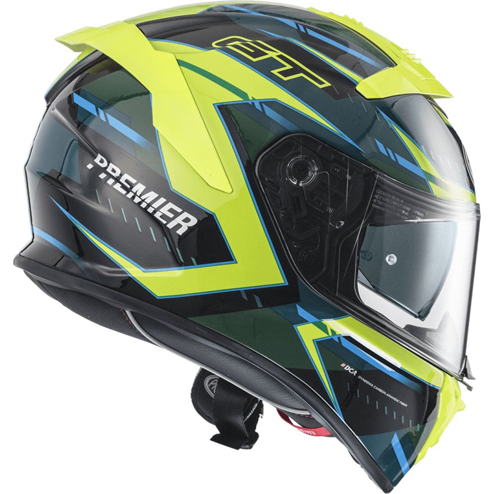 Premier Devil EV 6 Full Face Helmet Green / Yellow