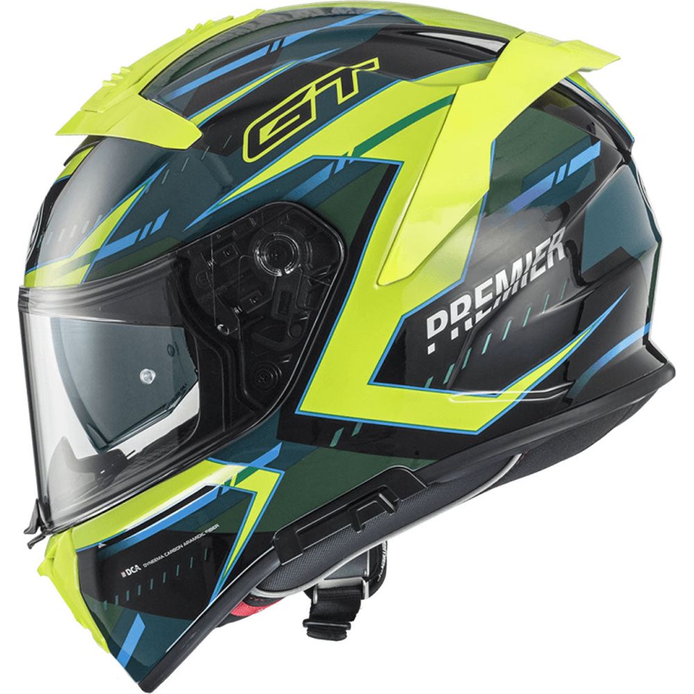 Premier Devil EV 6 Full Face Helmet Green / Yellow