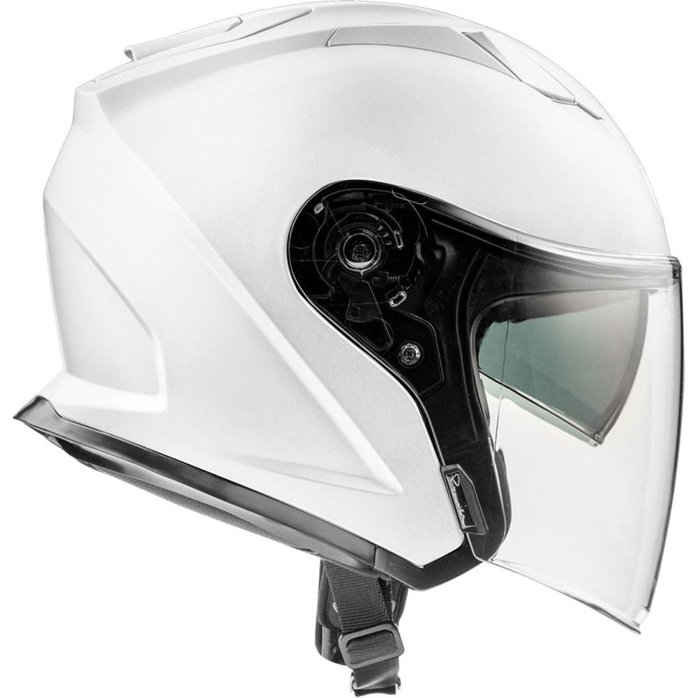 Premier Dokker U8 Open Face Helmet White  - FREE UK Delivery - Moto Central