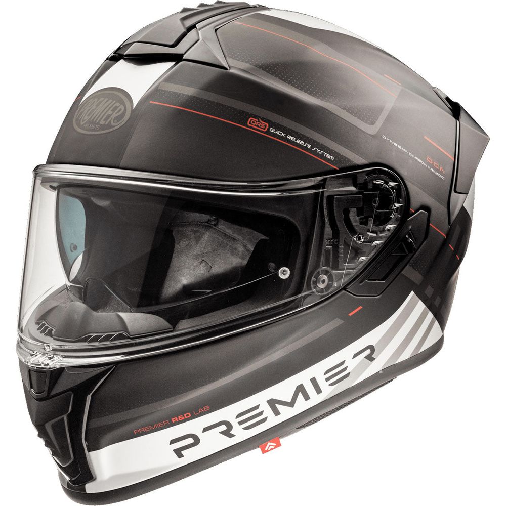 Premier Evoluzione SP 2 Full Face Helmet Black / White