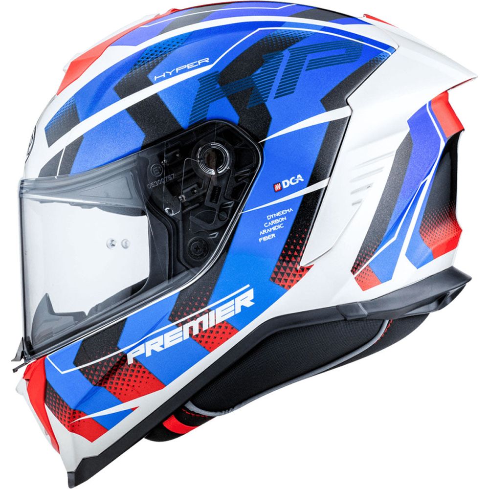 Premier Hyper HP 12 Full Face Helmet White / Blue