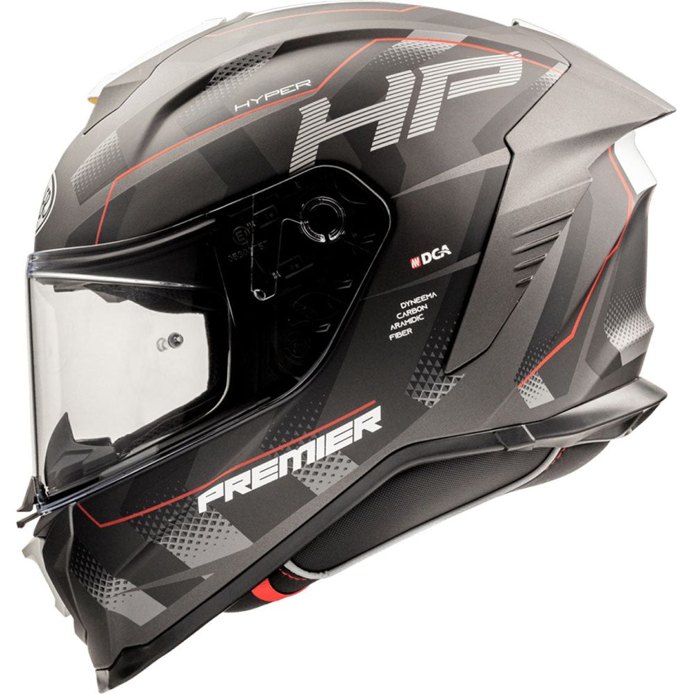 Premier Hyper HP 92 Full Face Helmet Black / Red