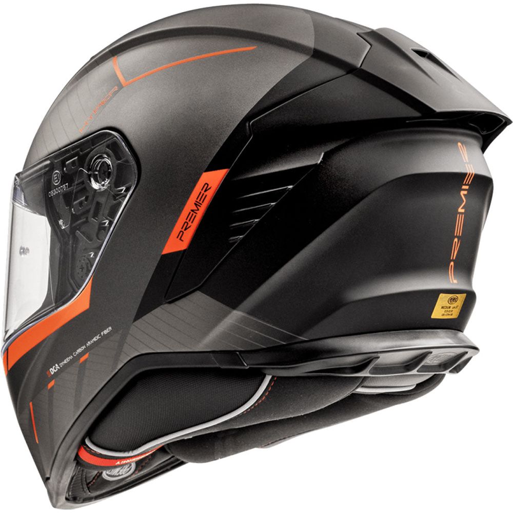 Premier Hyper RS 93 Full Face Helmet Black / Orange