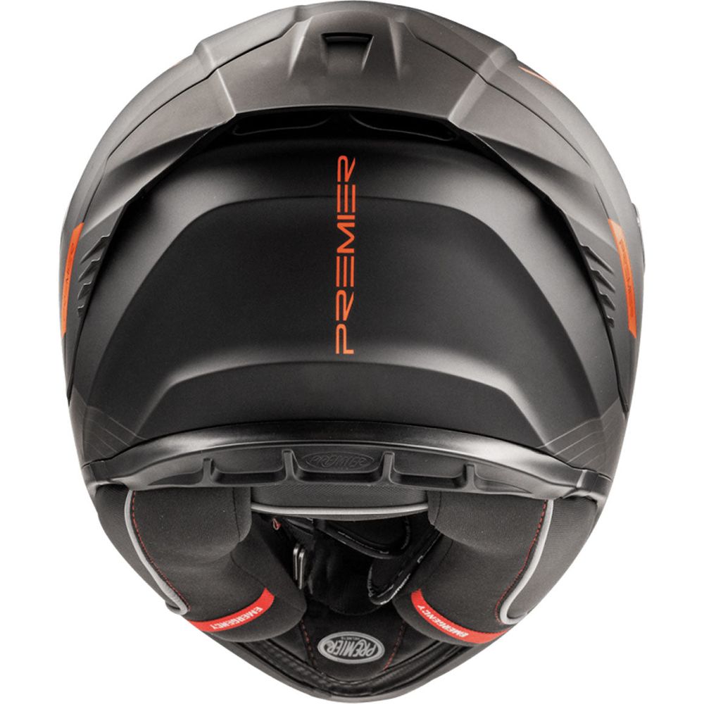 Premier Hyper RS 93 Full Face Helmet Black / Orange