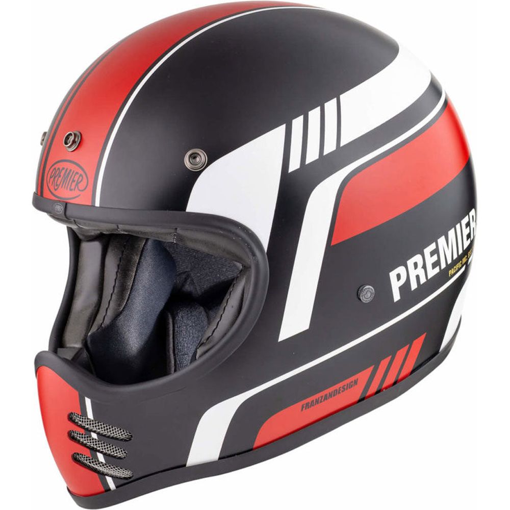 Premier MX BL 92 Full Face Helmet Black / Red