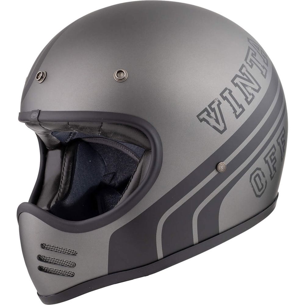 Premier MX BTR 17 Full Face Helmet Gunmetal