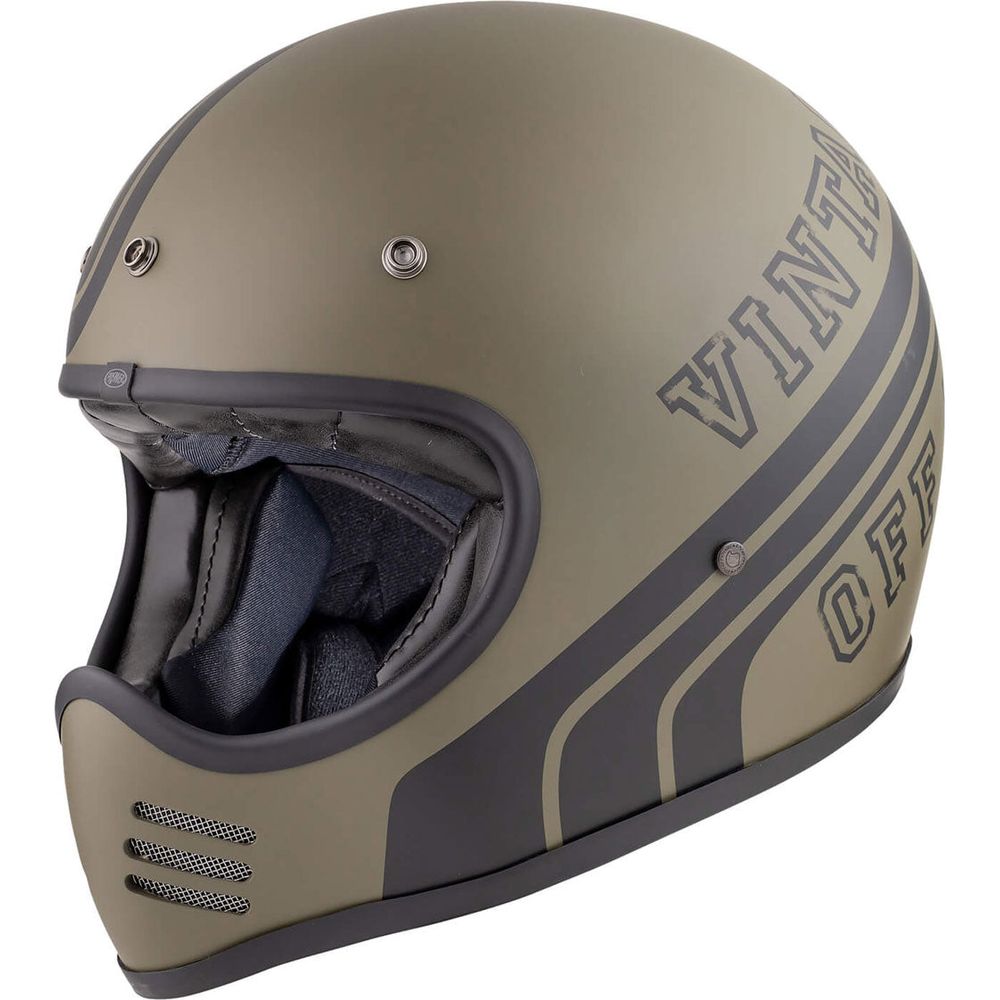 Premier MX BTR Full Face Helmet Military Green