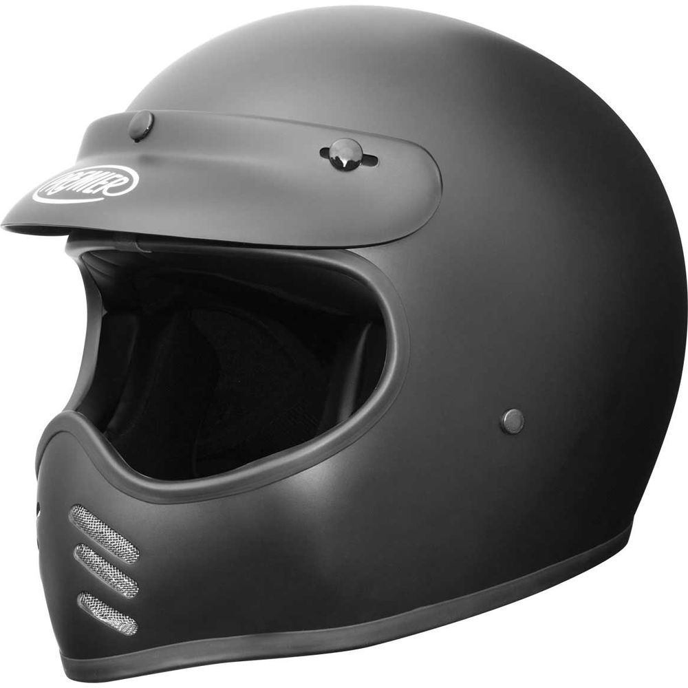 Premier MX U9 Full Face Helmet Matt Black