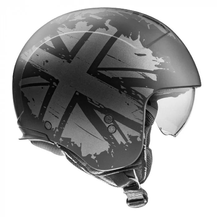 Premier Rocker AM 9 Open Face Helmet Matt Black